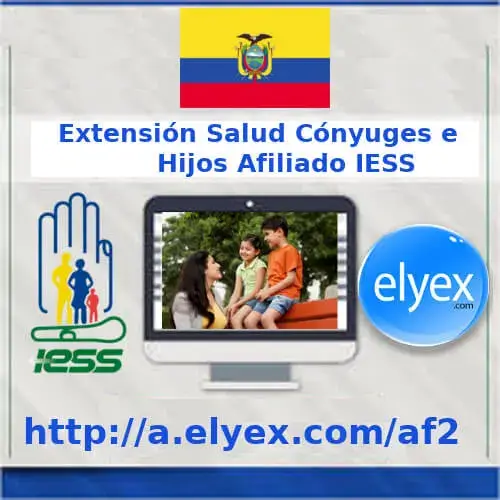 Extensión Salud Cónyuges e Hijos Afiliado IESS Servicio en Línea