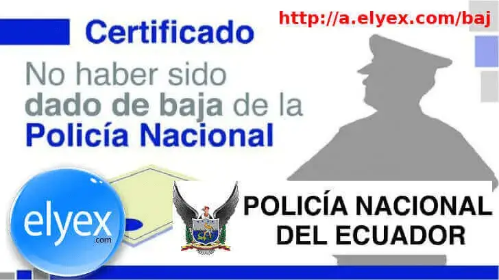 policía nacional certificado