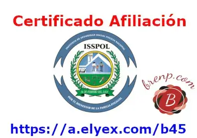 CONSULTAR Certificado Afiliación ISSPOL en LÍNEA