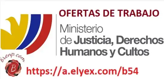 Ministerio de Justicia, Derechos Humanos y Cultos Vacantes Disponibles