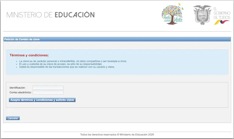 Consultar Notas en EducarEcuador de Estudiantes