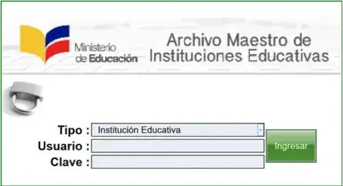 Archivo Maestro de Instituciones Educativas