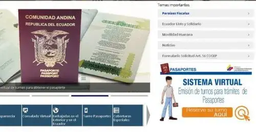 Pasos para Renovar Pasaporte en Ecuador