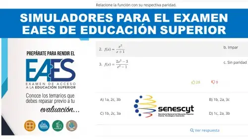 Simulador examen EAES 2020 - Simuladores EAES Senescyt