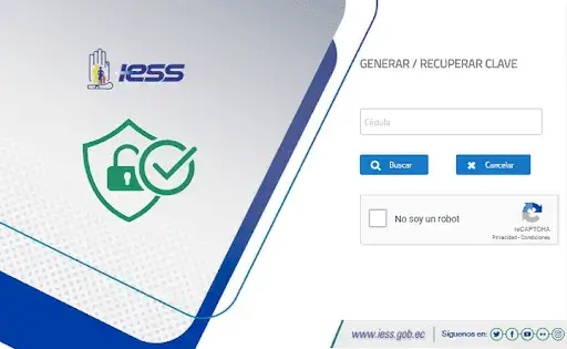 Solicitar Clave IESS por Internet - clave nueva