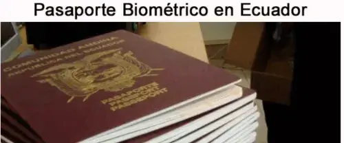 Pasaporte Biométrico en Ecuador