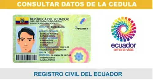 Número Cédula de una persona en Ecuador
