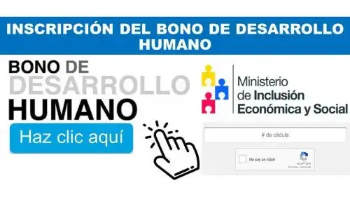 Inscripciones Bono de Desarrollo Humano