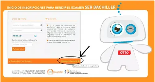 Crear Cuenta Ser Bachiller 2020 - Inscripciones SENESCYT