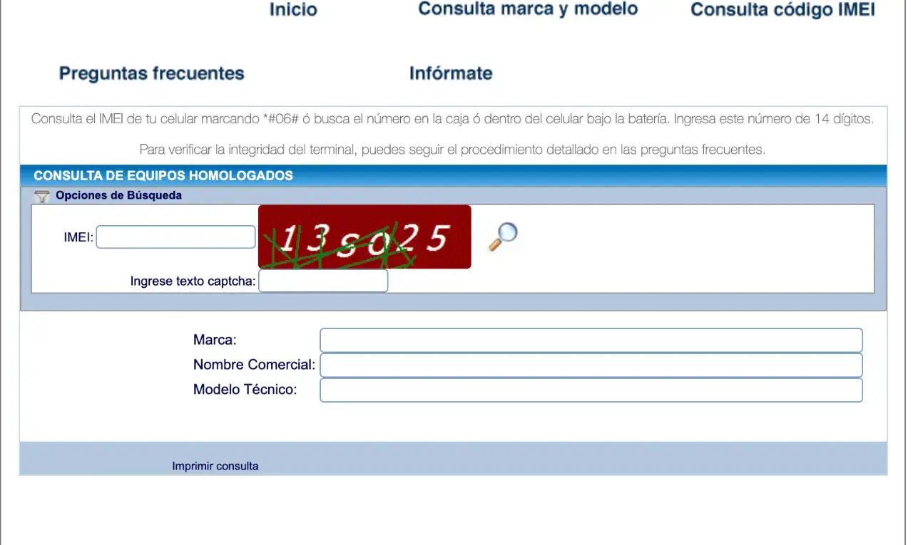 Verificador IMEI Ecuador 📱📶 Supertel / Arcotel