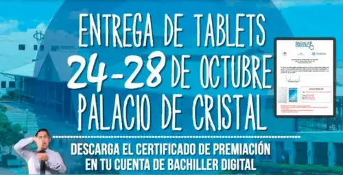 Certificados de Premiación Entrega de Tablets www.bachillerdigital.com - bachiller digital 2020 Fechas