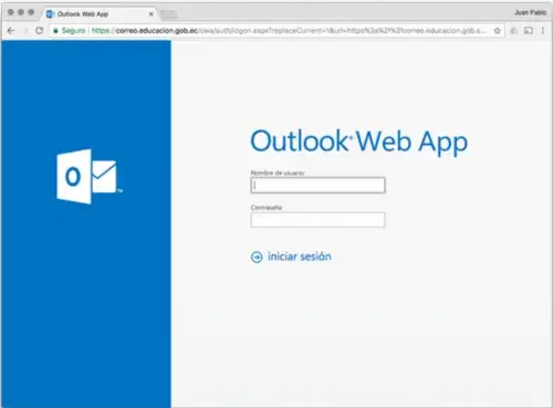 Correo Institucional Outlook Ingresar- Ministerio de Educación