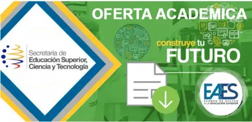 Oferta Académica 2020 Senescyt admision.senescyt.gob.ec - Postulaciones Universidades Ecuador
