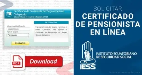 Imprimir Certificado de Pensionista