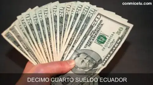 Décimo cuarto sueldo Ecuador