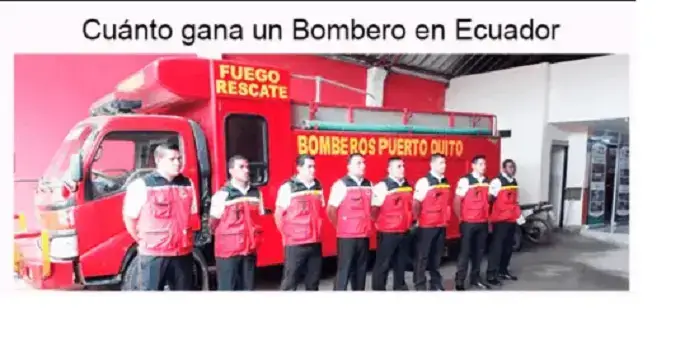 salario bomberos ecuador rangos