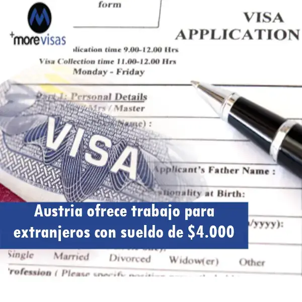 Austria ofrece trabajo para extranjeros con sueldo de más de $4.000