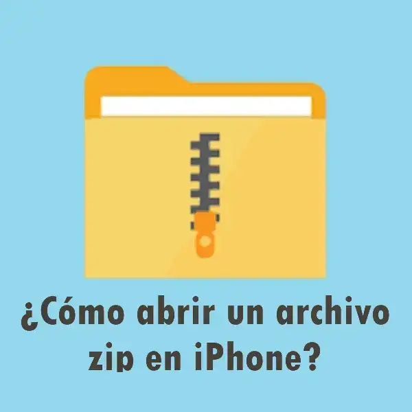 Cómo abrir un archivo zip en iPhone