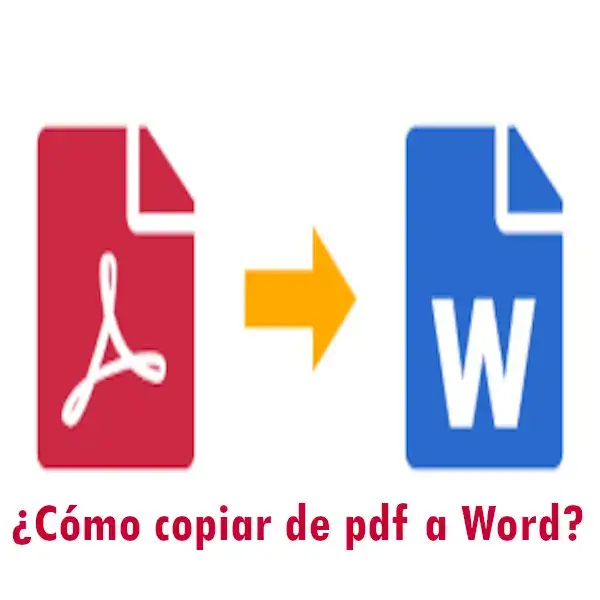 Cómo copiar de pdf a Word
