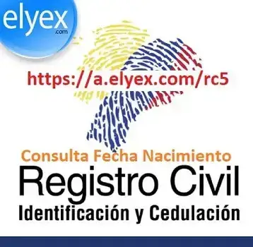 fecha nacimiento persona registro civil