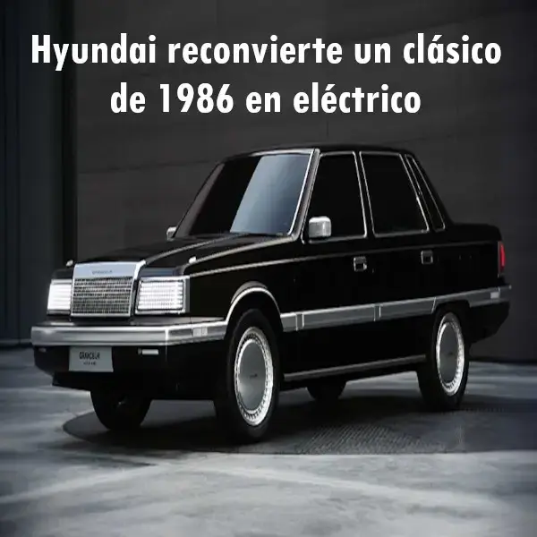 Hyundai reconvierte un clásico de 1986 en eléctrico