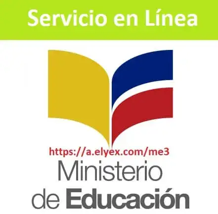 ministerio educación servicios línea