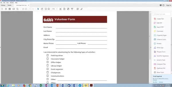 Cómo hacer un formulario en pdf
