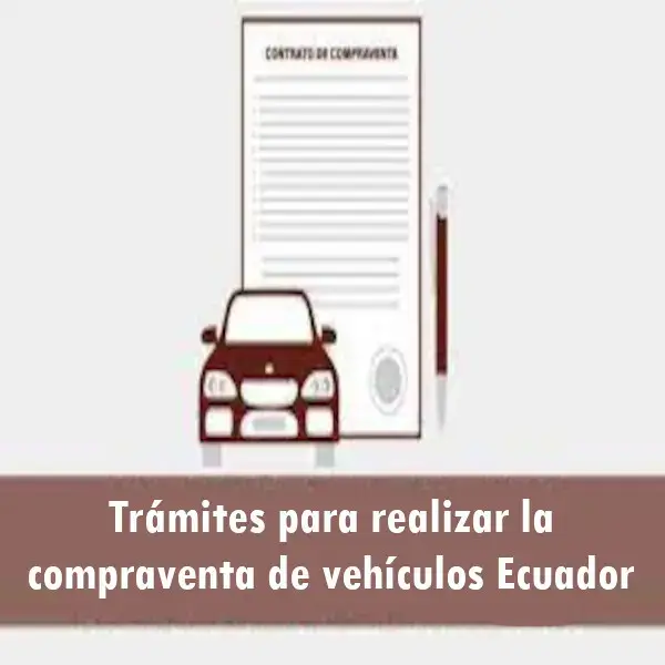 Trámites para realizar la compraventa de vehículos Ecuador