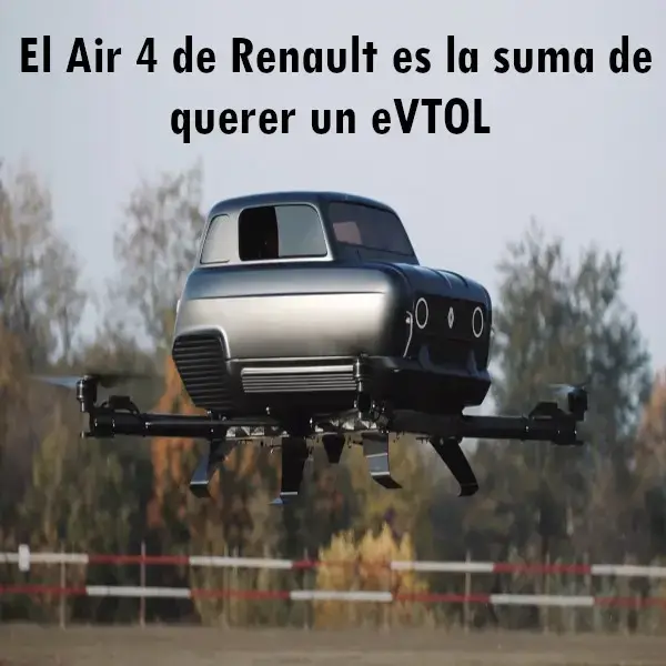 El Air 4 de Renault es la suma de querer un eVTOL