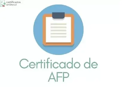 Certificado de afiliación AFP
