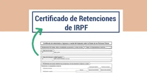 Obtener un Certificado de Retenciones de IRPF