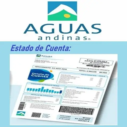 Proceso de registro estado de cuenta Aguas Andinas