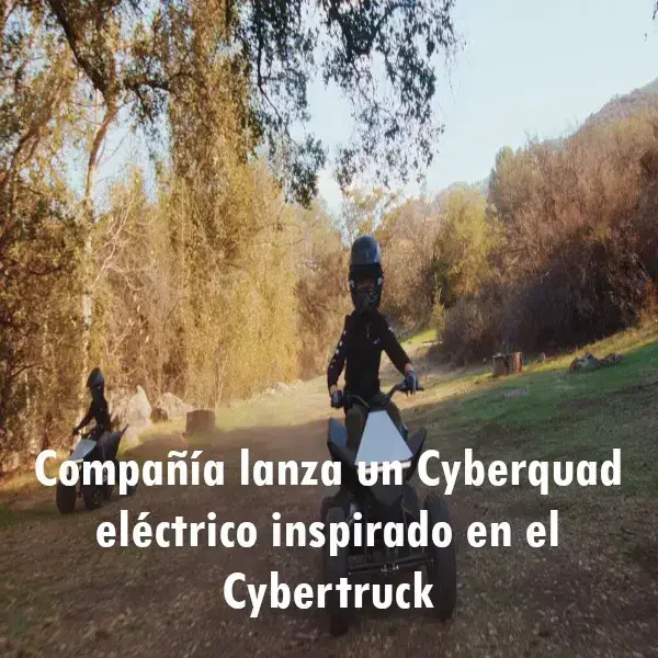 Compañía lanza un Cyberquad eléctrico