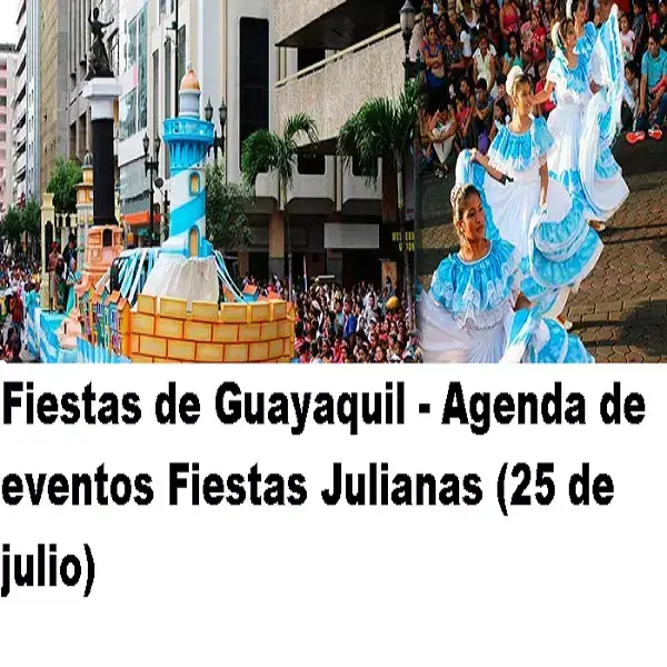 fiestas guayaquil agenda calendario