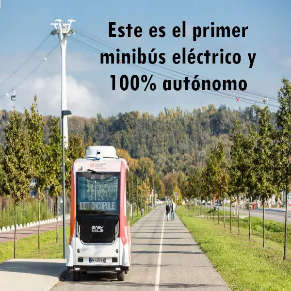 Este es el primer minibús eléctrico y 100% autónomo