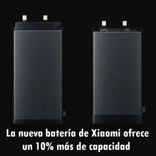 Nueva batería de Xiaomi ofrece un 10% más de capacidad