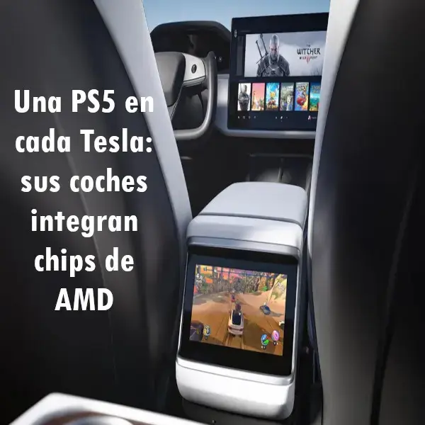 Una PS5 en cada Tesla: sus coches integran chips de AMD