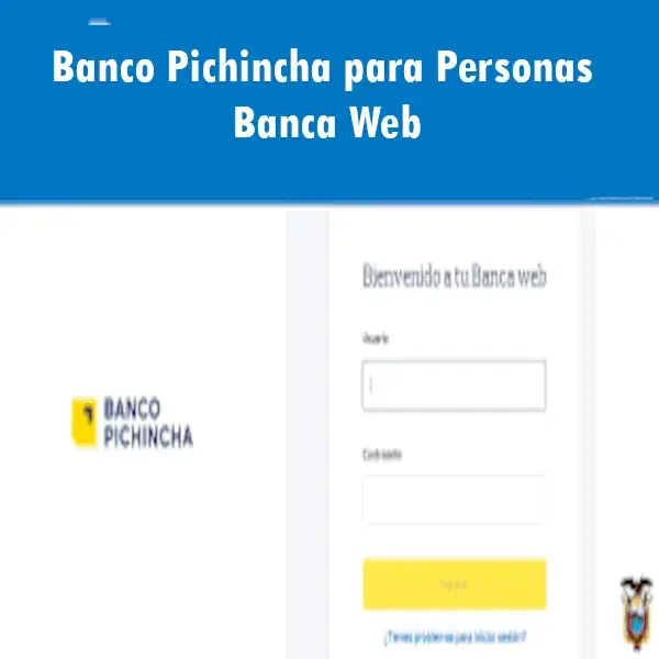 Banco Pichincha para Personas Banca Web