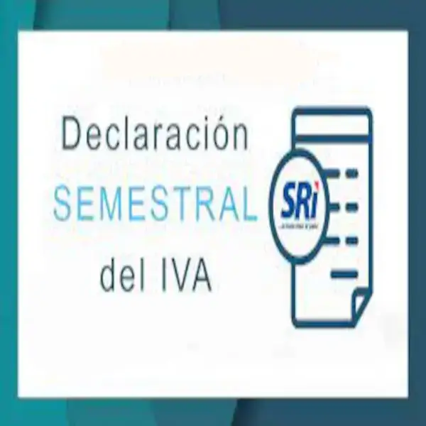 Declaración semestral del IVA en línea SRI
