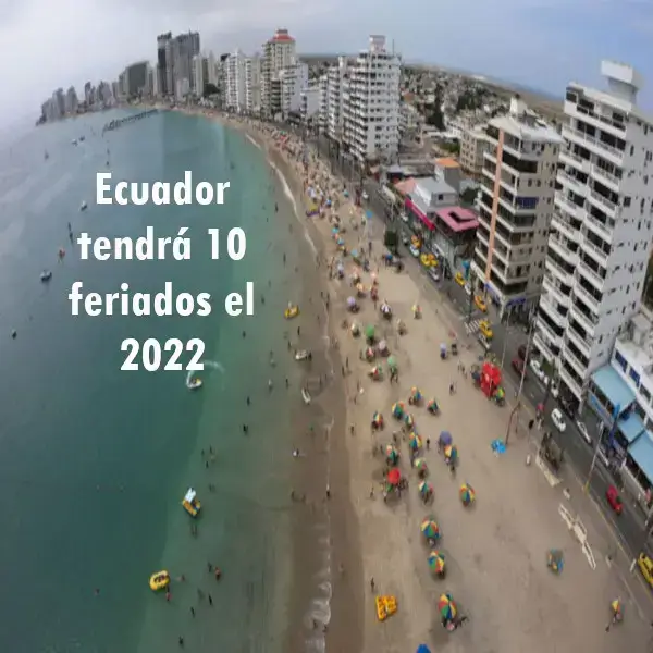 Ecuador tendrá 10 feriados
