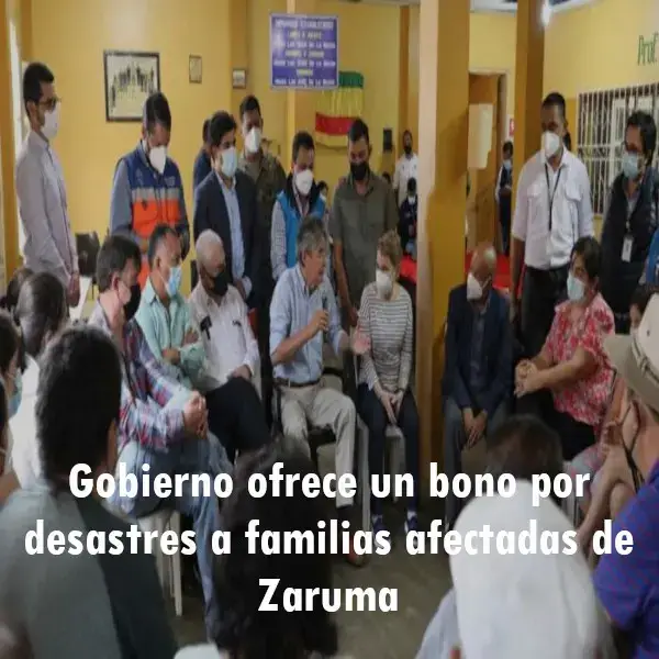 Bono por desastres a familias afectadas de Zaruma