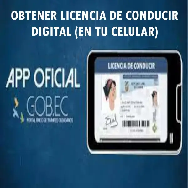 Obtener licencia de conducir digital en tu celular