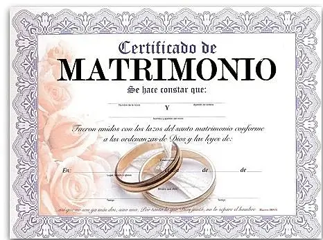 Requisitos para tramitar certificado de matrimonio