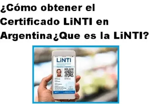 obtener certificado lintini argentina