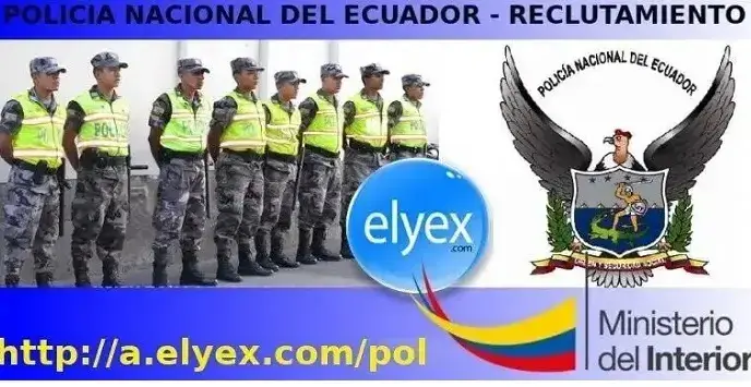 policía nacional ecuador reclutamiento informacion