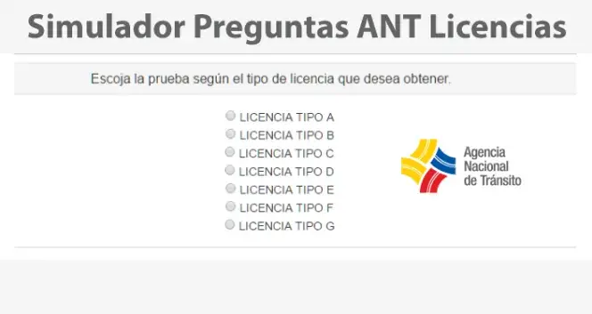 simulador licencias ant agencia nacional