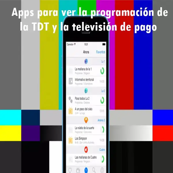 Apps para ver la programación de la TDT y televisión de pago