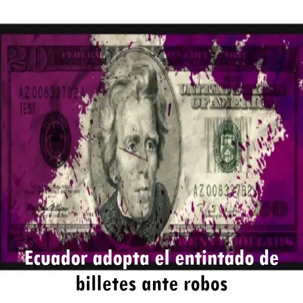 Ecuador adopta el entintado de billetes ante robos