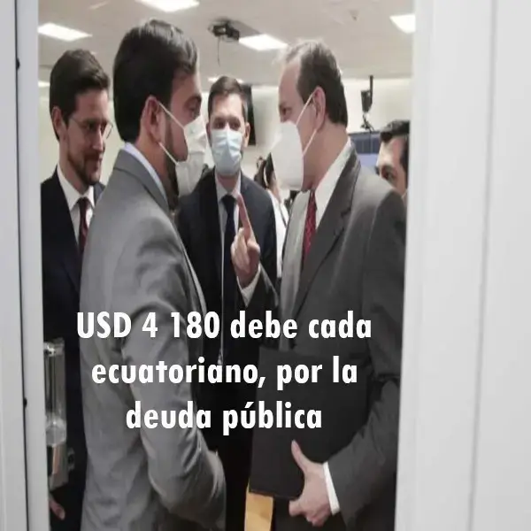 USD 4 180 debe cada ecuatoriano por la deuda pública