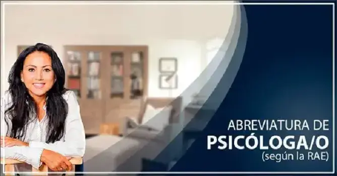 abreviatura psicologo segun rae